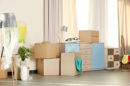 Man and van service helping with a local move in Primrosehill