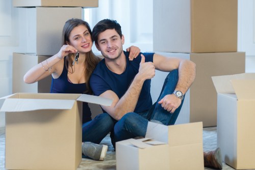 Man and van pricing in Primrosehill with moving boxes and furniture