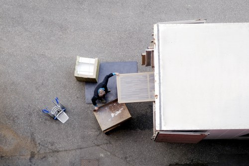 Moving van and relocation process for flat removals in Primrosehill