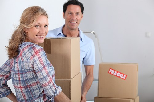 Flexible student removals service in Primrosehill with packed boxes